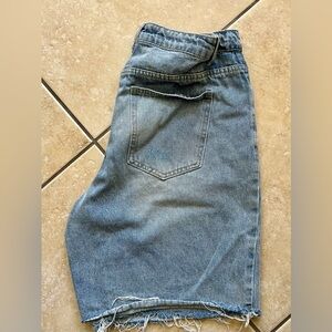 Men's Blue Denim Jean Shorts